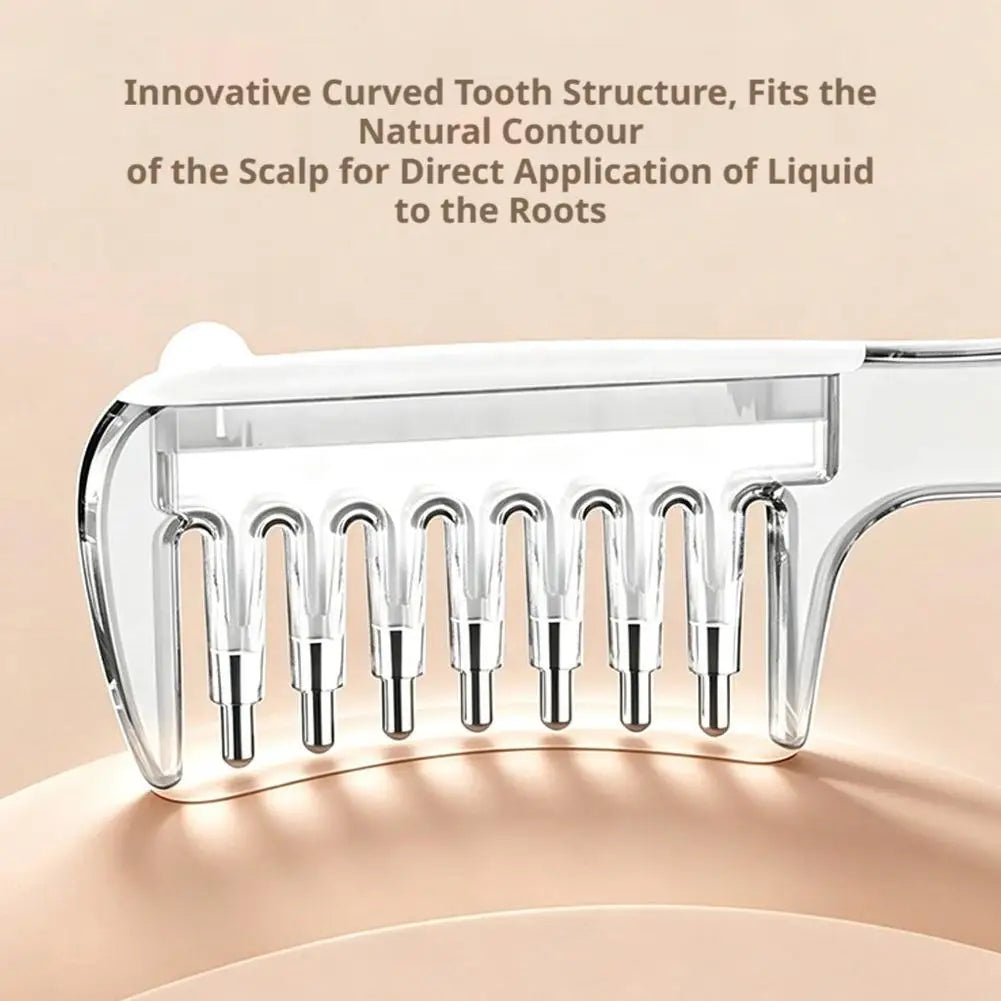 Hair Serum Applicator Comb for Hair Growth Scalp Massage Liquid Dispenser for Essential Oil, Anti Hair Loss Root Treatment Brush