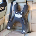 Car Cute Cartoon Pillow Car Mounted Child Sleeping Pillow Car Removable Comfortable Breathable Headrest Lumbar Support
